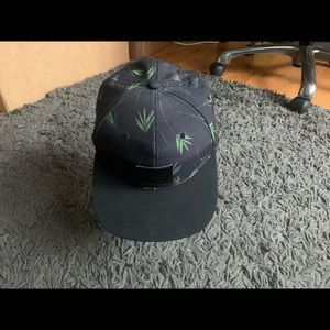 Green Leaf Print SnapBack